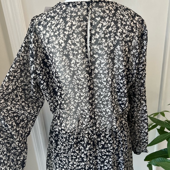 Zara Chiffon Floral Dress | All-Seasons Sheer Elegance - Picture 5 of 5